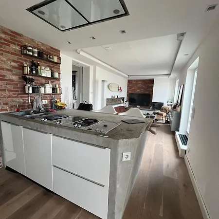 شقة Private Loft With Rooftop & Jacuzzi In Center