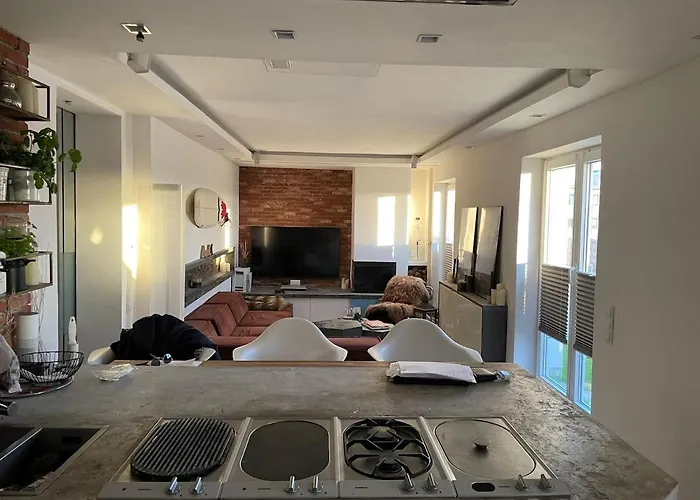 Appartamento Private Loft With Rooftop & Jacuzzi In Center Düsseldorf